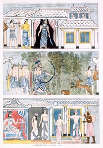 Usseeratanam Rajah, část I, z Historie a doktrína buddhismu od Edwarda Uphama, 1829 (viz také 414248) od English School