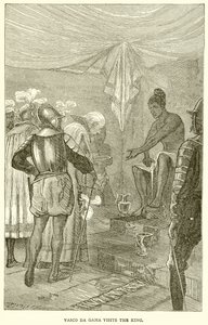 Vasco da Gama navštíví krále od English School