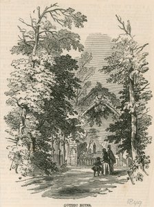 Vauxhall Gardens, Londýn: Gotické ruiny od English School