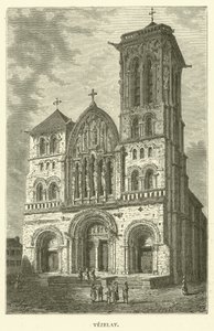 Vezelay (rytina) od English School