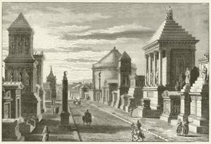 Via Appia, poblíž Říma od English School