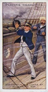 Victoria Cross: Midshipman (později kontraadmirál) CD Lucas, RN, v Bomarsundu od English School