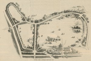 Victoria Park, Obecný pohled z ptačí perspektivy od English School