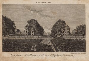 Pohled z domu pana Ackermanse, Clapham Common, Surrey od English School