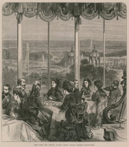 Pohled z letní jídelny Crystal Palace Grand Saloon od English School