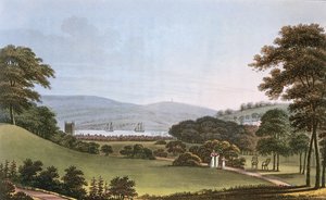 Pohled z pevnosti, poblíž Bristolu, 1802 od English School