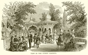 Pohled do Surrey Gardens od English School