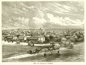 Pohled na Ballarat, Victoria od English School