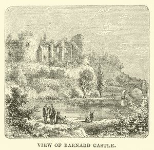 Pohled na hrad Barnard od English School