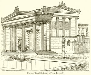 Pohled na Erechtheion od English School
