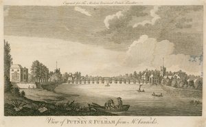 Pohled na Putney a Fulham od pana Vanneckse od English School