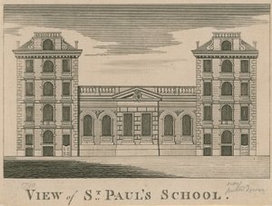 Pohled na St Pauls School od English School