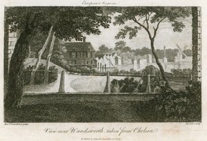 Pohled na Wandsworth, převzatý z Chelsea od English School