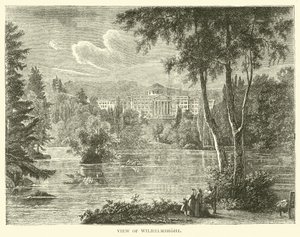 Pohled na Wilhelmshohe, září 1870 od English School