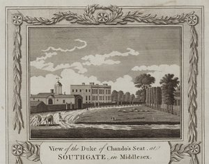 Pohled na sídlo vévody z Chandos od English School