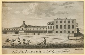 Pohled na azyl v St Georges Fields