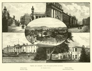 Výhledy v Dublinu od English School