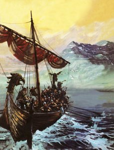 Vikingská loď od English School