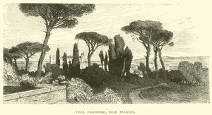 Villa Falconieri, poblíž Frascati od English School