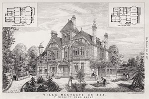 Villa, Westgate on Sea (rytina) od English School