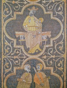Panna a dítě, detail z Klárského ornátu, kolem 1272-94 od English School