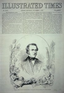 Vikomt Canning, nový generální guvernér Indie, ilustrace z „The Illustrated Times“ od English School