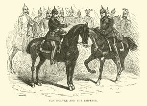 Von Moltke a císař, leden 1871 od English School
