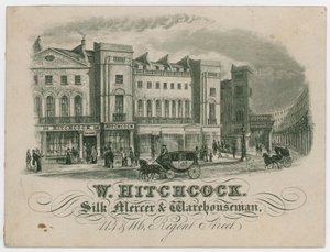 W Hitchcock, vizitka od English School