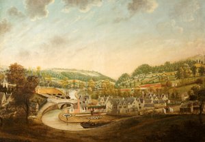 Wallbridge, Gloucestershire, kolem roku 1790 od English School