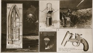 War Illuminations různých typů, které prokázaly svou hodnotu, z The Illustrated War News od English School
