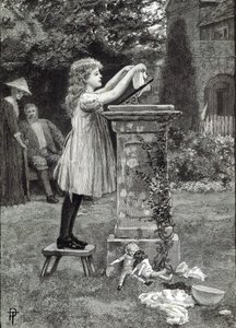 Den praní, z „Hodiny volného času“, 1888 od English School