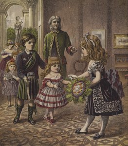 Přivítat hosta na večírku (Color Litho) od English School