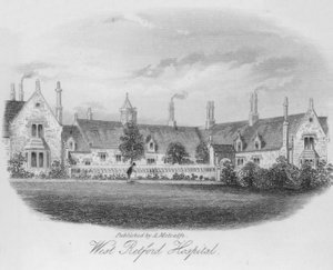 West Retford Hospital (rytina) od English School