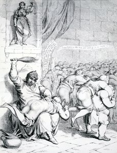 Westminster School nebo Dr. Busby vyřizování účtů s mistrem Billym a jeho spoluhráči, 1785 od English School