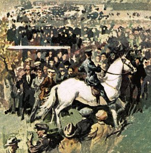 White Horse na finále poháru 1923 ve Wembley od English School