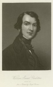 William Ewart Gladstone, Aetat 31 (rytina) od English School