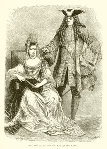 Vilém III. Oranžský a královna Marie od English School