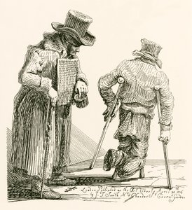 William Kinlock, slepý žebrák, který ztratil zrak na Gibraltaru od English School