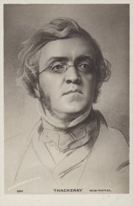 William Makepeace Thackeray (1811-1863), anglický spisovatel (litografie) od English School