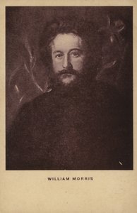 William Morris (1834-1896), anglický textilní návrhář, výtvarník a spisovatel (litografie) od English School