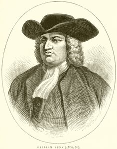 William Penn (Aetat. 50) od English School