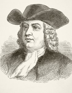 William Penn, z „Národní a domácí historie Anglie“ od Williama Hickmana Smith Aubrey (1858-1916), vydaný v Londýně, kolem roku 1890 od English School