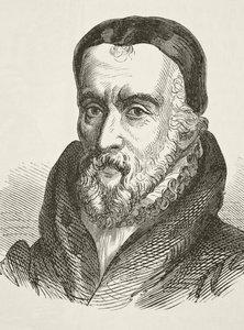 William Tyndale, z „Národní a domácí historie Anglie“ od Williama Hickmana Smith Aubrey (1858-1916), vydaný v Londýně, kolem roku 1890 od English School