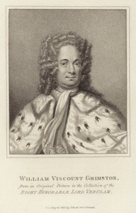 William vikomt Grimston od English School