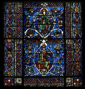 Okno corona-wII zobrazující Jesseho strom od English School