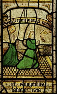 Fenster n2 mit Stiftern - Familie Harys von English School