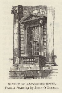Okno hodovní domu od English School