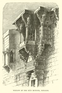 Okno muže Munder, Benares od English School