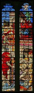 Okno w15 zobrazující Harrowing of Hell od English School