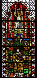 Okno w32 zobrazující svatého Štěpána od English School